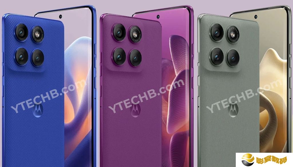 摩托罗拉 Edge 60 Pro 手机渲染图曝光：天玑 8350 芯片、新增 Moto AI 键，6000mAh 电池