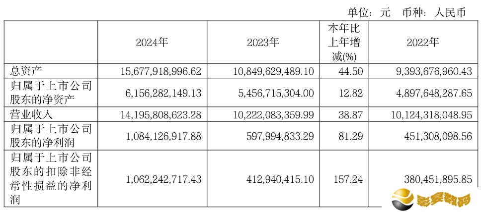 九号公司 2024 年营收 141.96 亿元同比增长 38.87%，净利润同比增长 81.29%