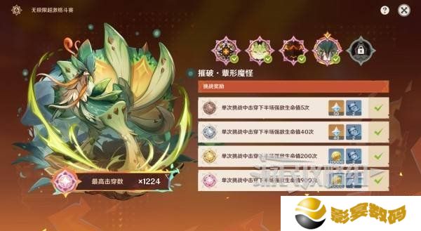 原神无极限超激格斗赛第四天攻略 第四天翠翎恐蕈阵容推荐[多图]