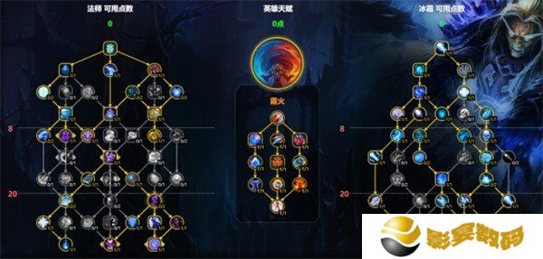 魔兽世界冰法天赋怎么加点 冰法天赋加点图
